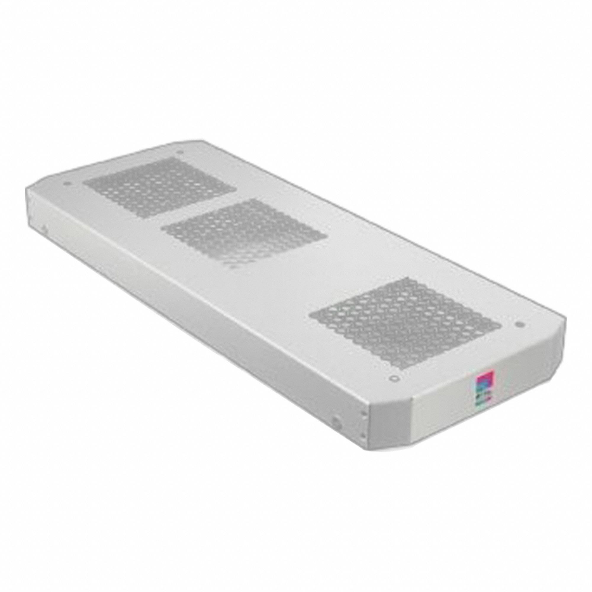 IT FAN MODULE RAL 7035 2 FANS MAX 3: Air Distribution Fan, 100/240V AC, 1 5/8 in Ht, Steel