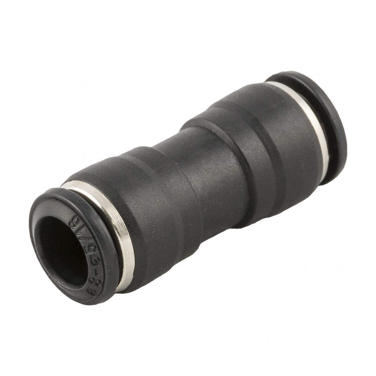 Push To Connect Fitting: 8 mm OD x 4 mm OD Size, Push-to-Connect x Push-to-Connect, Nylon