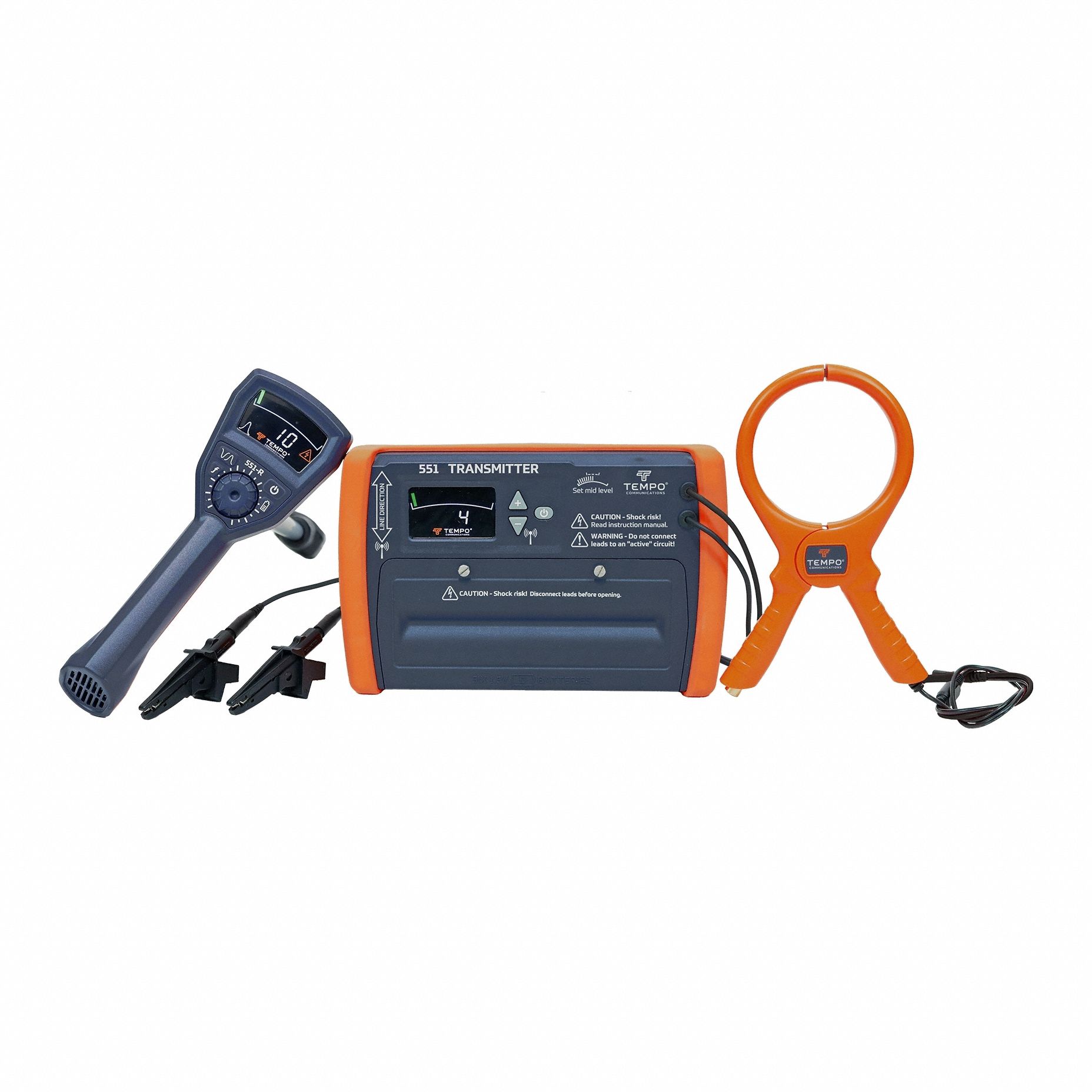 Underground Utility Locator: Direct/Induction, 20 ft Max. Locating Dp