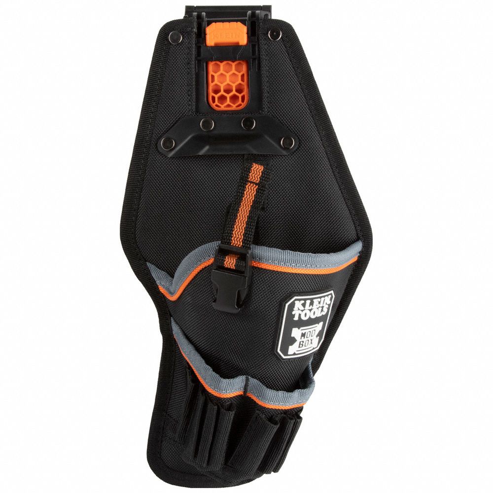 Tool Pouch: 7 1/2 in W x 3 3/4 in D x 12 1/4 in H, 9 Pockets, For 2 1/2 in Belt Wd - Max