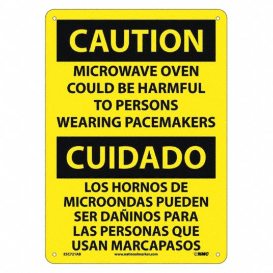Caution Microwave Oven Harmful Sign,Bili Grainger