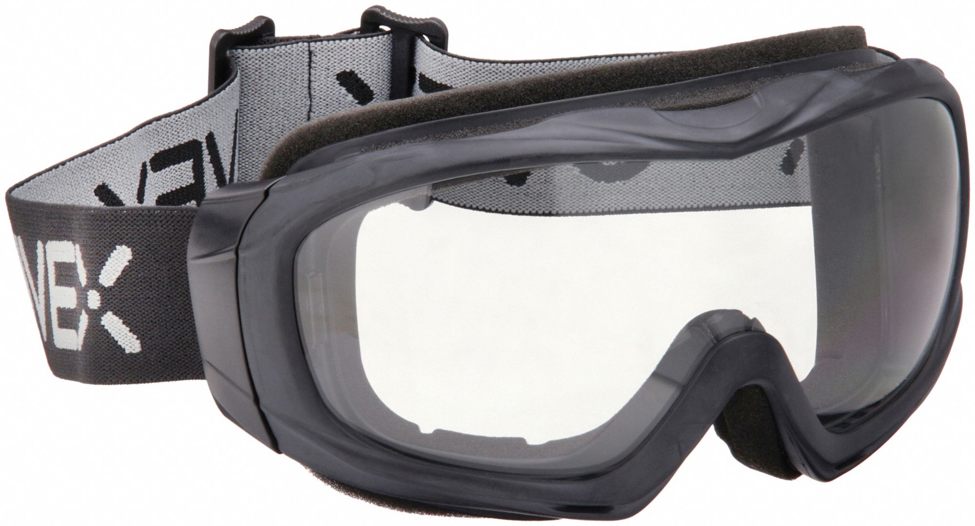 LUNETTES DE PROTECTION ÉTANCHES, TRADITIONNELLES, PC/TPE/FABRICATION, ANTIBUÉE HYDROSHIELD, NOIR/TRNSP, CSA, U6