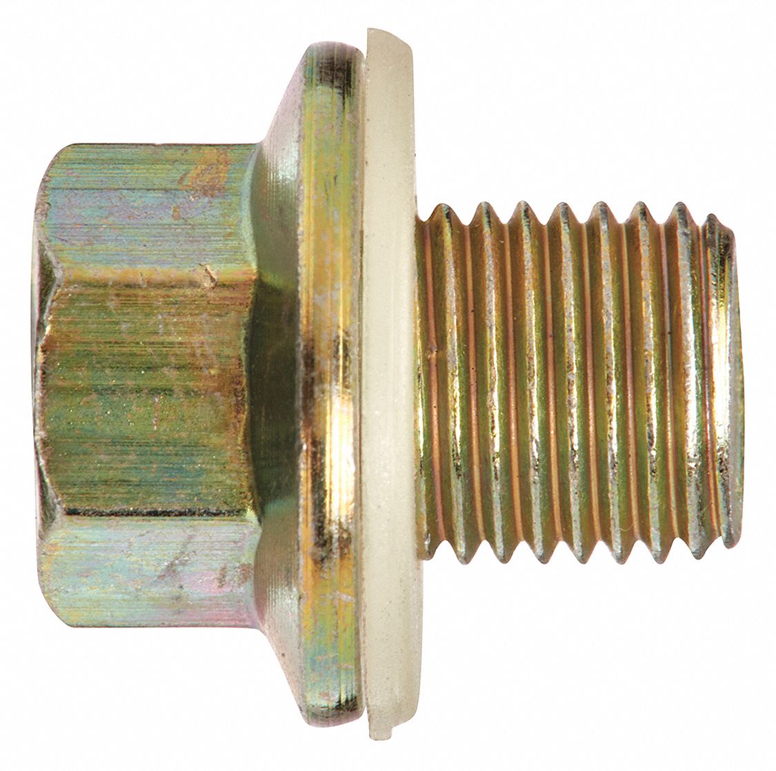 Oil Drain Plug: Std, M12-1.25 Thread Size, Metal, 5 PK
