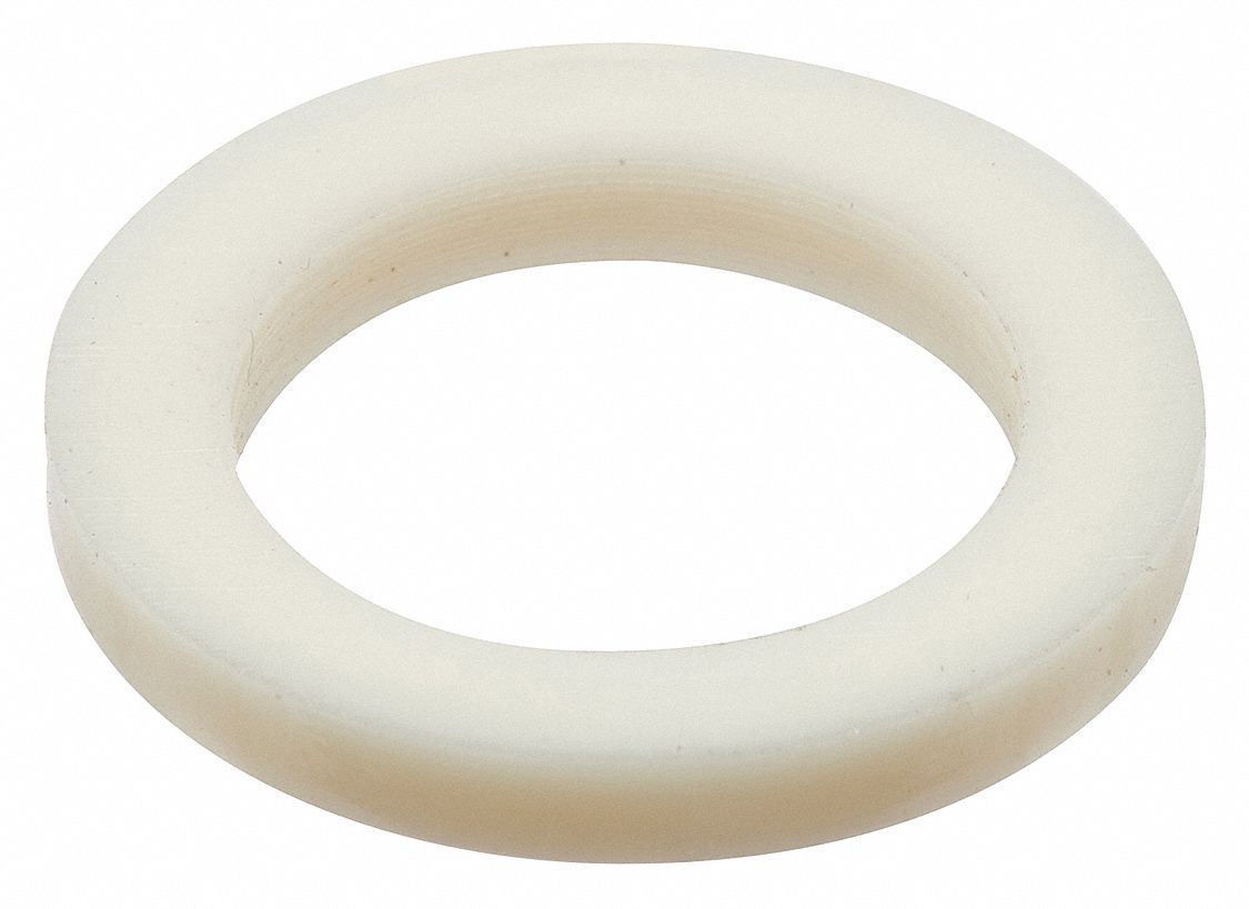 SUR&R Oil Drain Gasket, Material Nylon, Color White, PK 10 55AA56