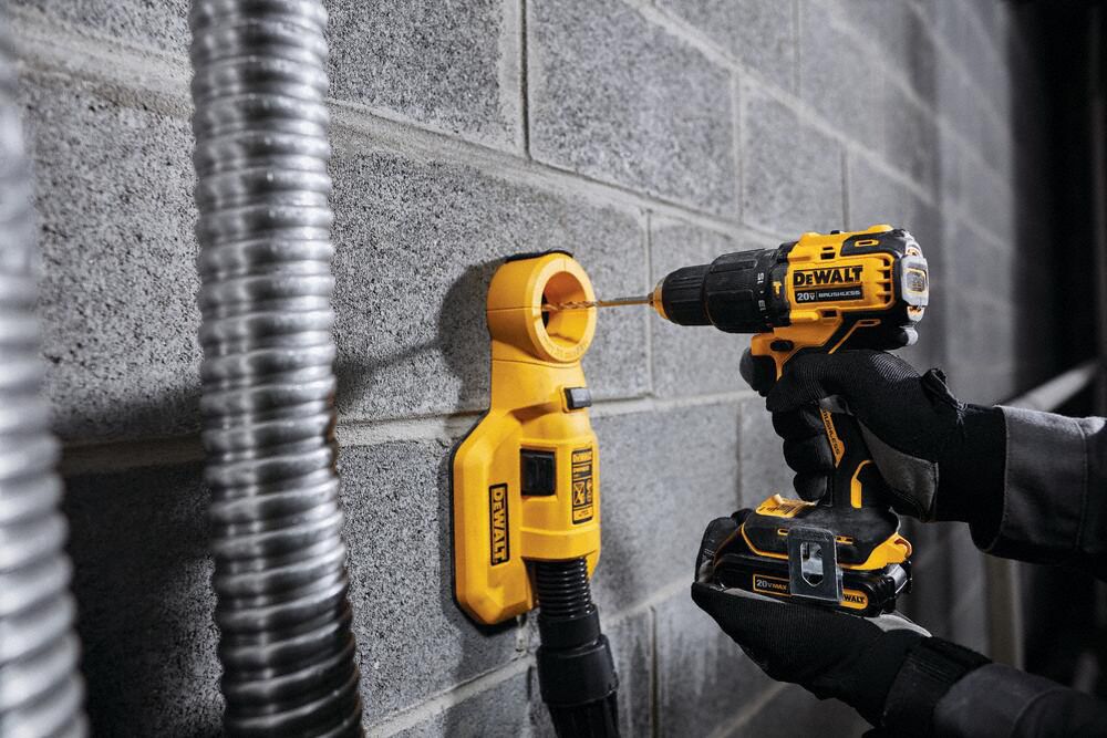 DEWALT Cordless Hammer Drill 20V DC, Compact, 1/2 in Chuck, Keyless