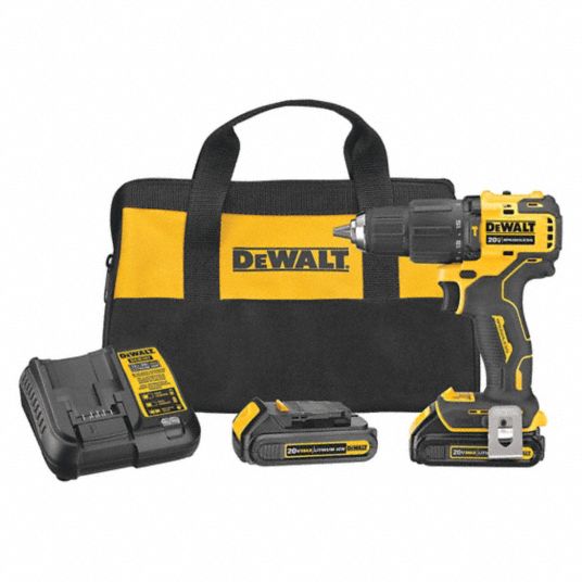 DEWALT, 20V, Compact, Cordless Hammer Drill Kit - 55AC69|DCD709C2 ...