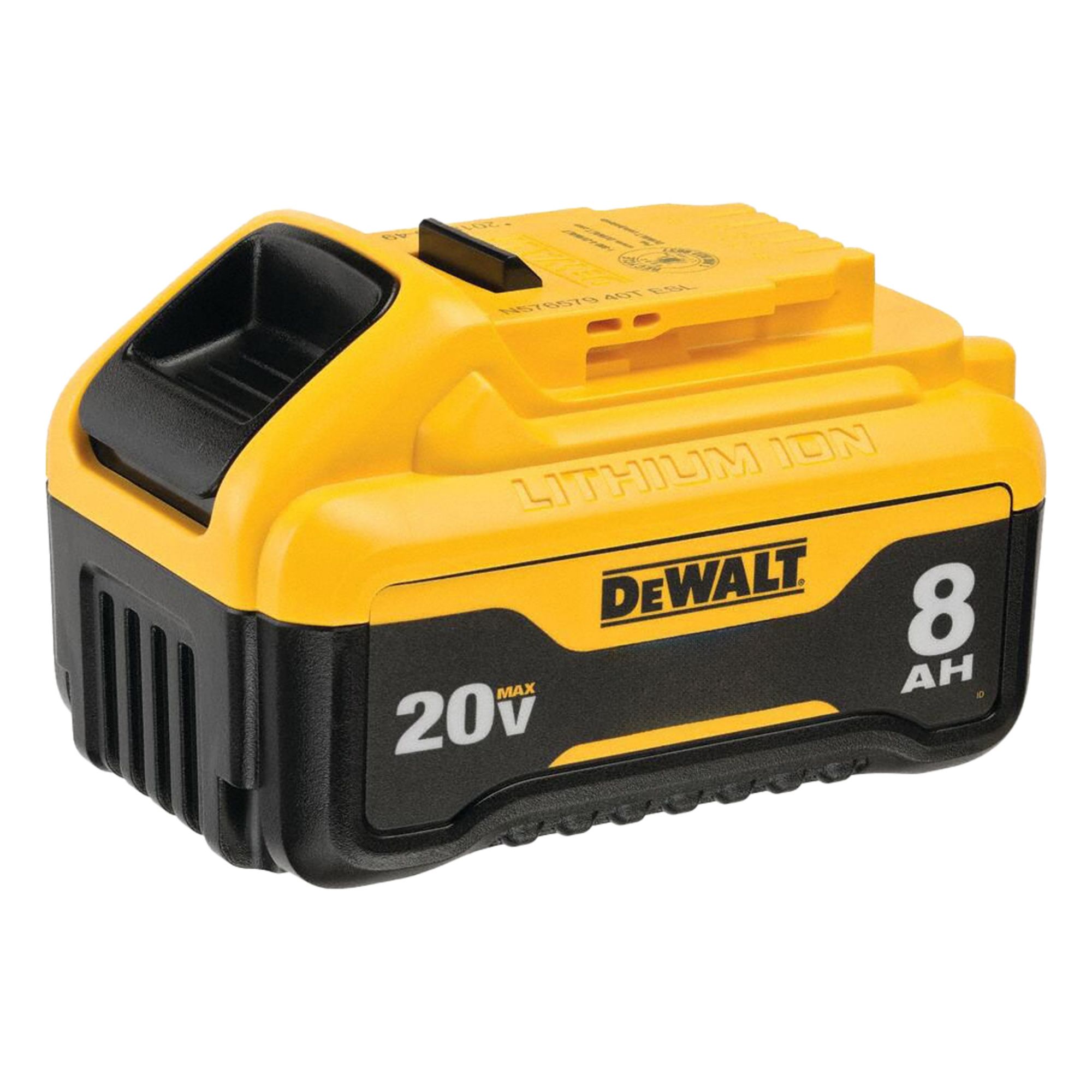 Battery: 20V MAX*, 8 Ah, Battery Included, 20V DC