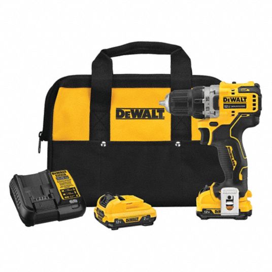 DEWALT 12V DC Subcompact Premium Drill Kit 55AC82 DCD701F2