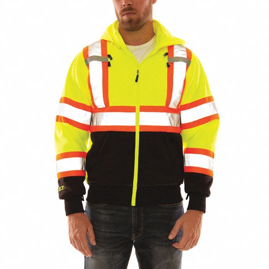 TINGLEY, ANSI Class 3, X, High Visibility Sweatshirt - 55AD36|S78122C ...