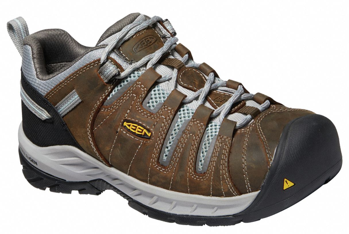 KEEN Hiker Shoe, 8 1/2, W, Women's, Cascade Brown/Surf Spray, Steel Toe ...