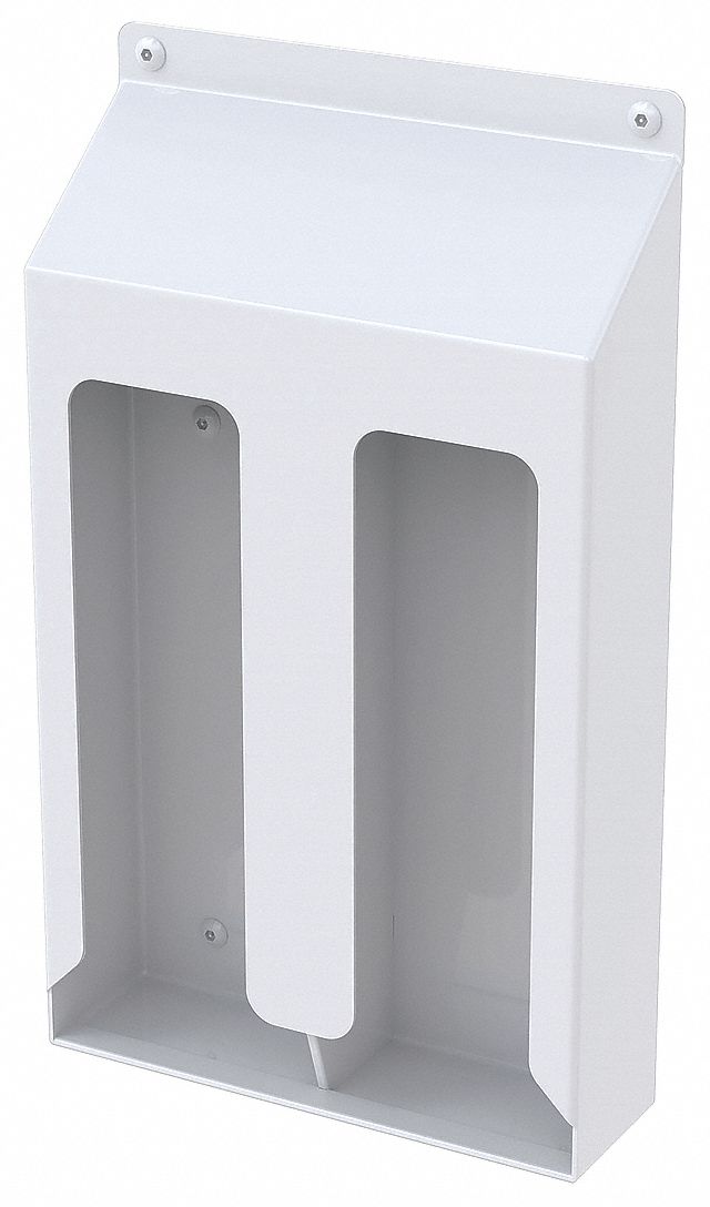 Paper Towel Dispenser: C-Fold, 10 1/4 in Paper Towel Wd, Stainless Steel, White, BestCare®