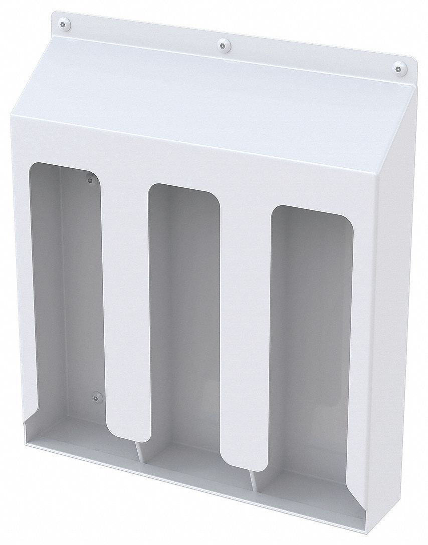 Paper Towel Dispenser: C-Fold, 10 1/4 in Paper Towel Wd, Stainless Steel, White, BestCare®