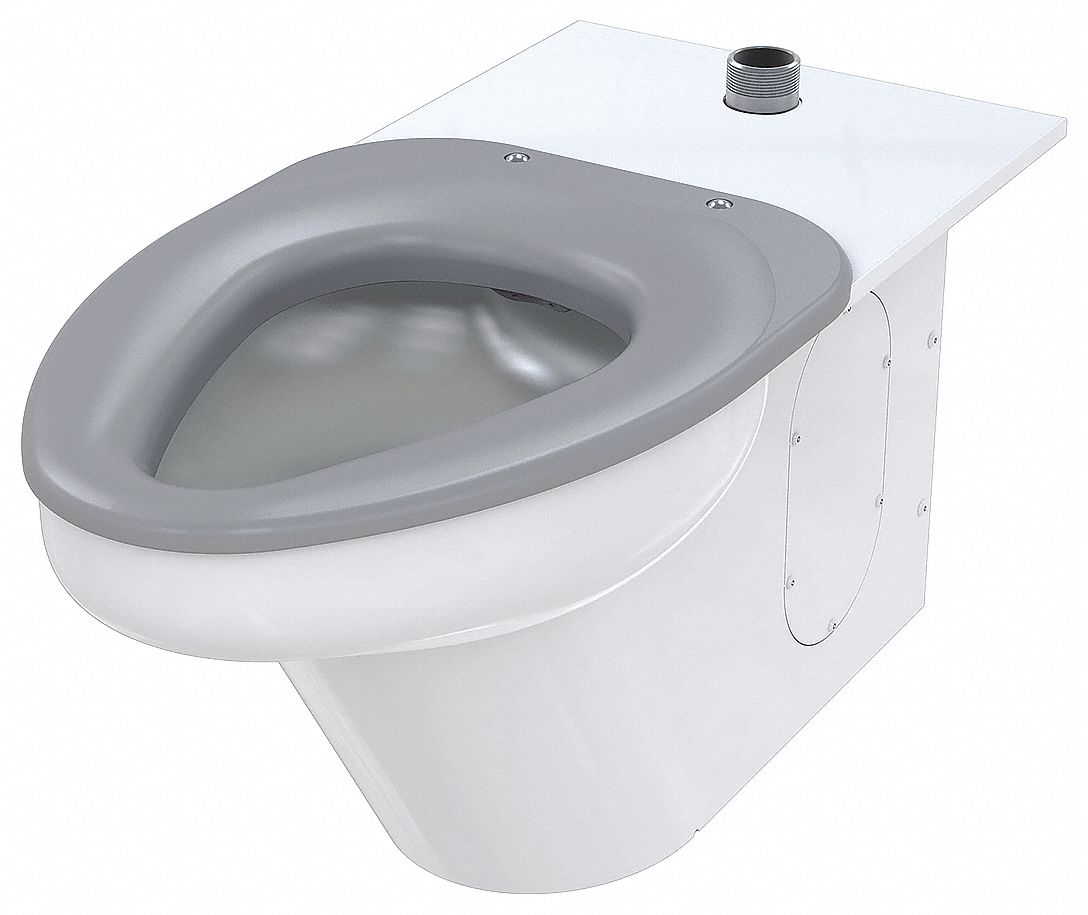 TANK TOILET: BESTCARE, 1.28/1.6 GPF, ELONGATED BOWL, TOP BUTTON, ADA