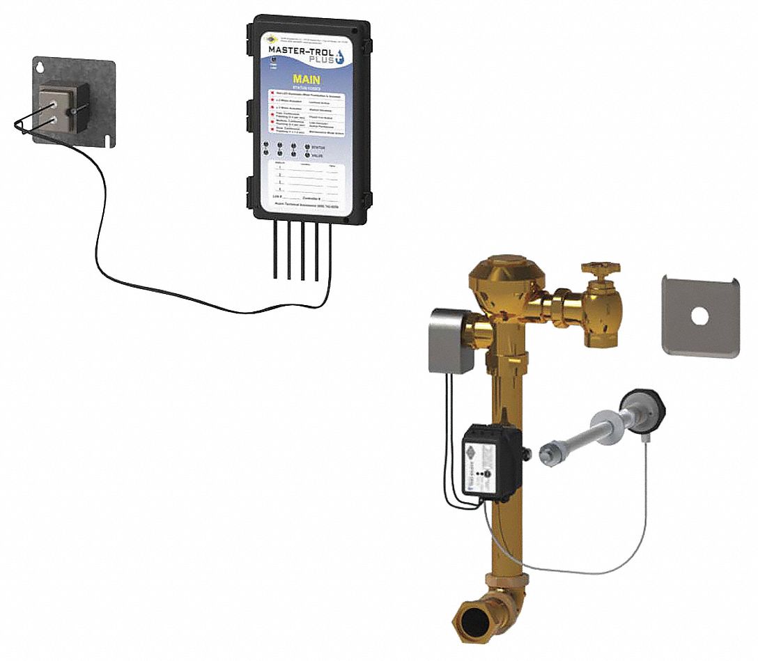 Penal System Toilet Retrofit Kit: 9 7/8 in Main Module Overall Ht
