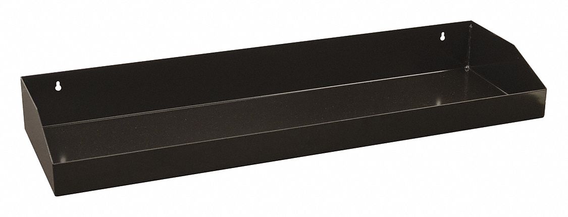 Truck Box Tray: Tray, Truck Boxes, 35 in Lg (In.), 4 in Overall Ht, Steel, Black