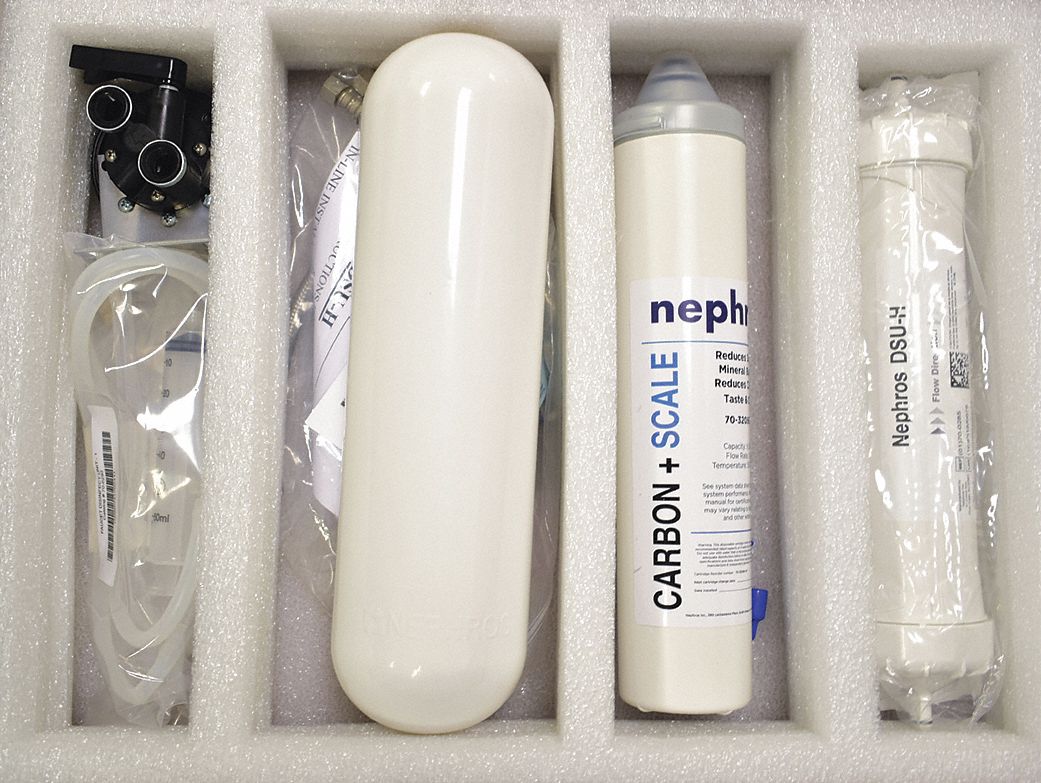 NEPHROS Inline Water Filter; For Use With Ice Machines, Lab Equipment