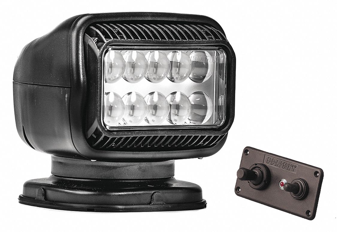 Spotlight: Hardwired - Remote Controlled, 40 W Watts, 12V DC, 3.5 A Amps, 410,000, LED