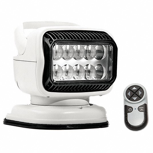 Spotlight: Wireless Handheld - Remote Controlled, 40 W Watts, 12V DC, 3.5 A Amps, 410,000