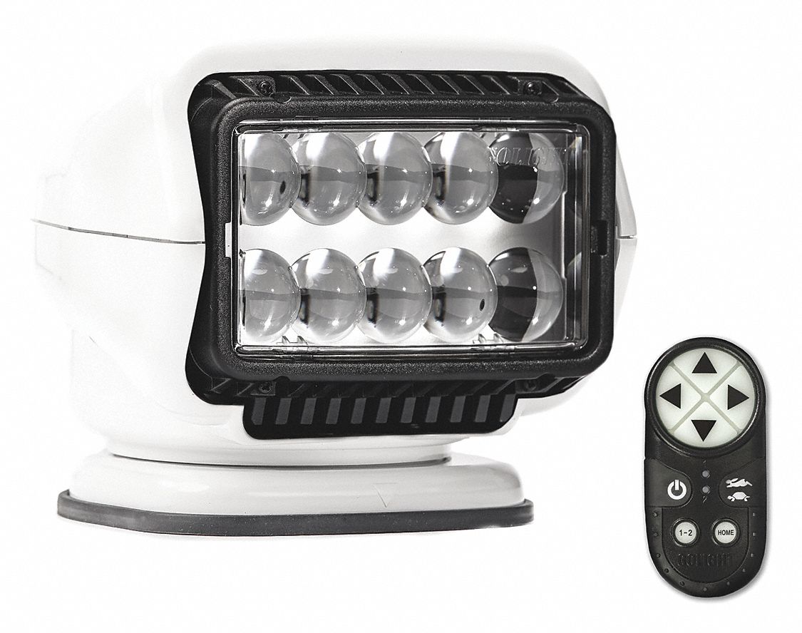 Spotlight: Wireless Handheld - Remote Controlled, 40 W Watts, 12V DC, 3.5 A Amps, 410,000