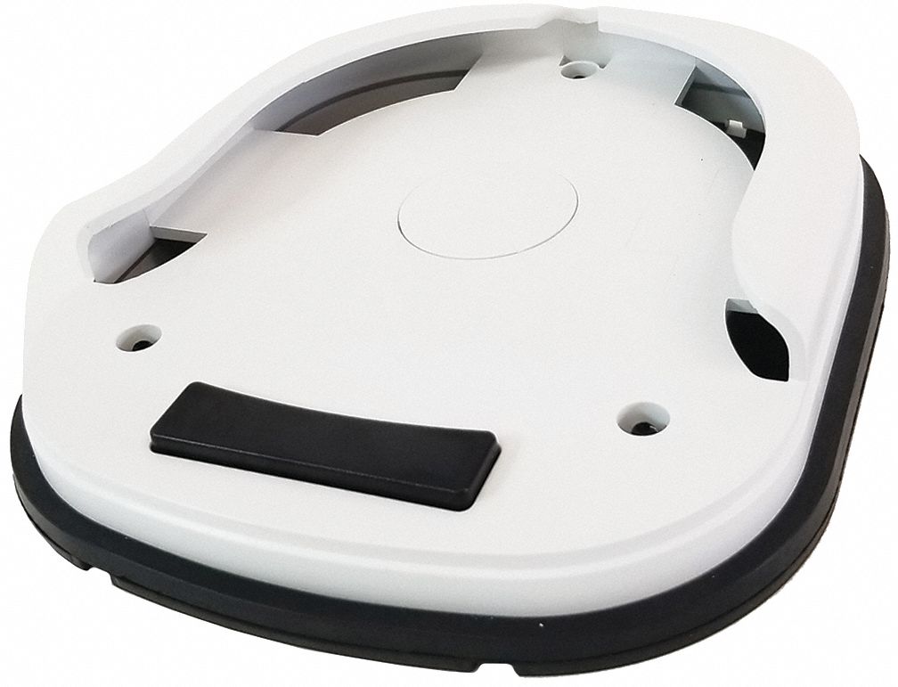 Magnetic Portable Shoe: Magnetic Shoe Mount, White, Plastic, 8 in Lg, 2 in Ht, 7 in Wd