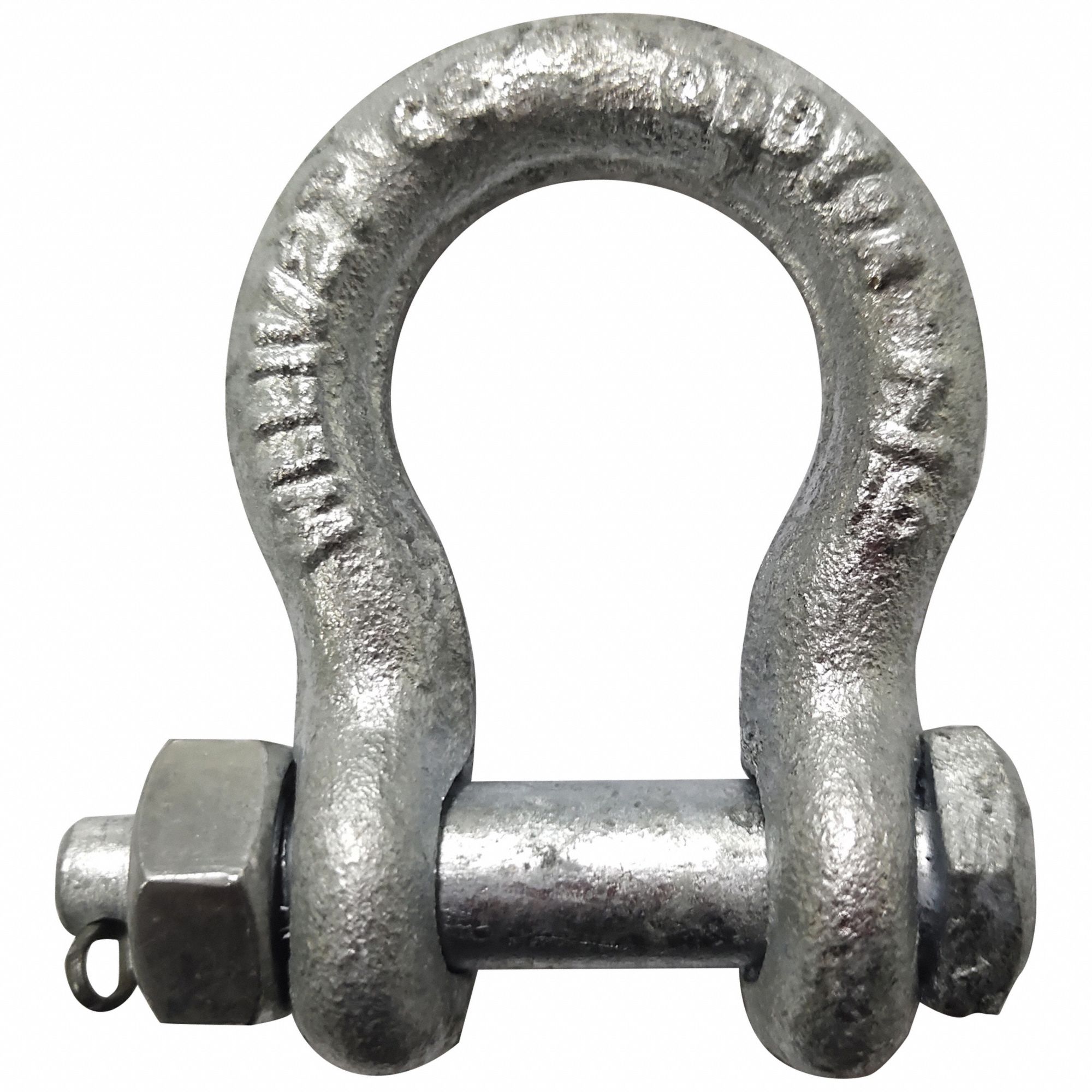 Anchor Shackle: Anchor Shackle, 5, 200 lb Working Load Limit, 3/4 in Wd Between Eyes
