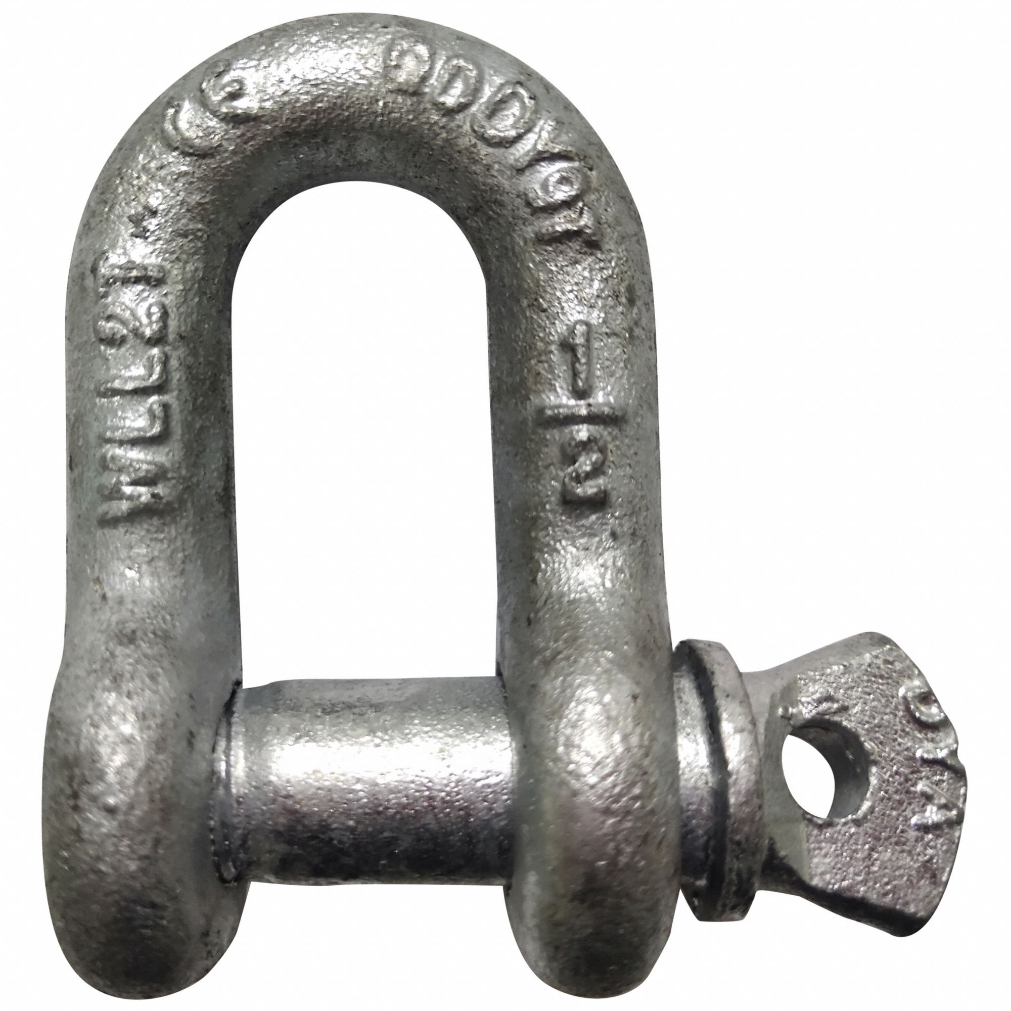 Anchor Shackle: Chain Shackle, 4, 000 lb Working Load Limit, 13/16 in Wd Between Eyes