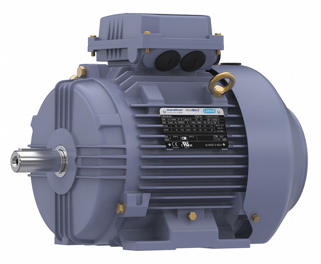 Metric Motor: Totally Enclosed Fan-Cooled, Rigid Base Mount, 5 1/2 HP, 230/460V AC
