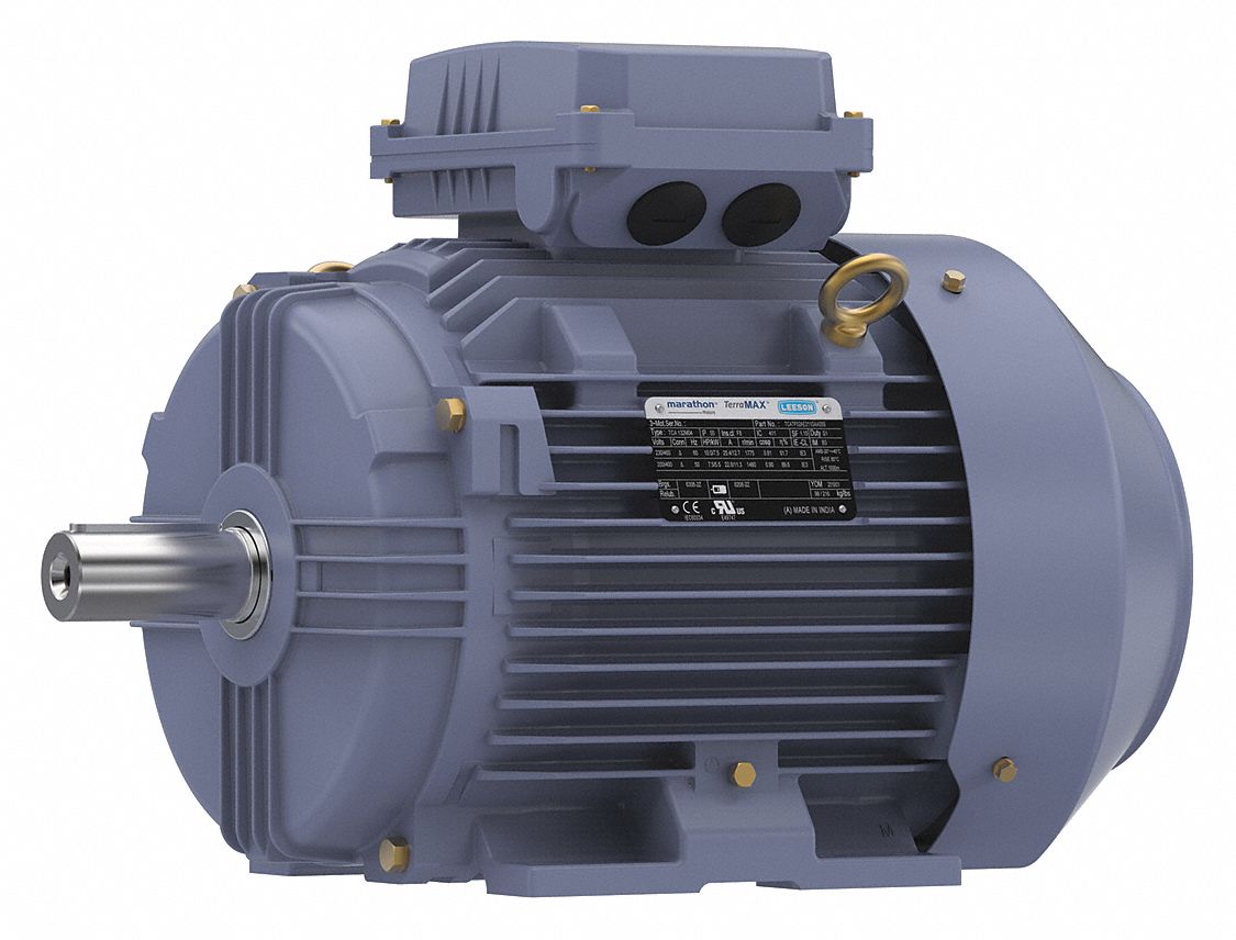 Metric Motor: Totally Enclosed Fan-Cooled, Rigid Base Mount, 10 HP, 230/460V AC