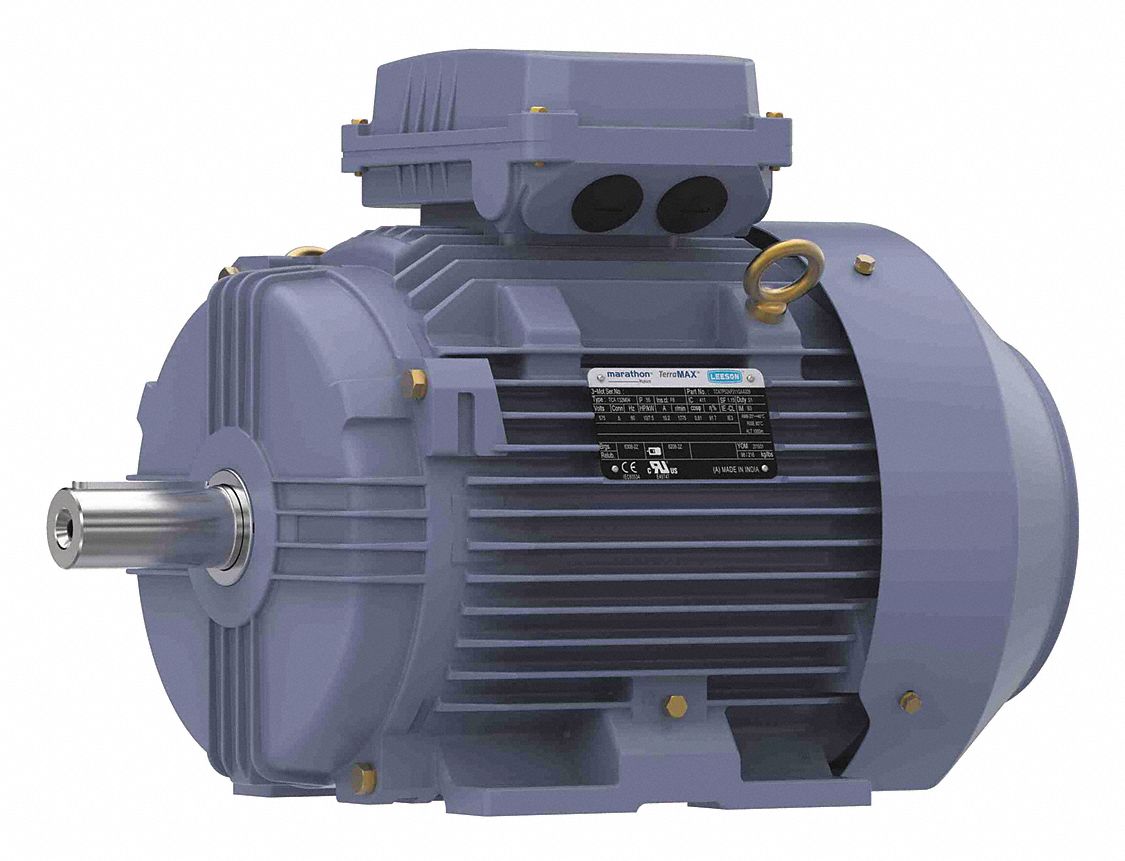 Metric Motor: Totally Enclosed Fan-Cooled, Rigid Base Mount, 10 HP, 575V AC