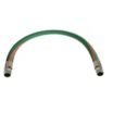 UHMW-Polyethylene Corrugated Chemical Hose Assemblies with M(NPT) Fittings