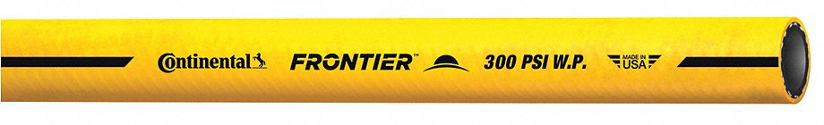 AIR HOSE, ¾ IN INSIDE DIAMETER, YELLOW, 300 PSI MAX. WORKING PRESSURE AT 70 ° F, 50 FT L