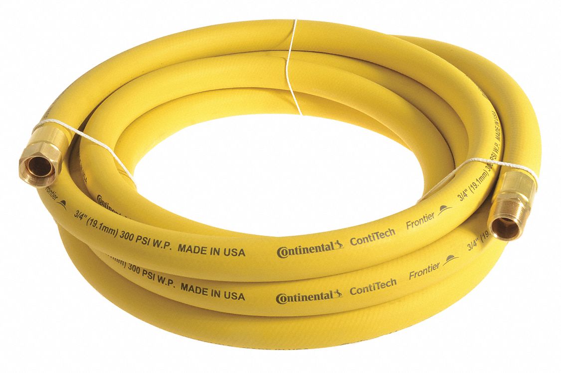 CONTINENTAL, 3/4 in Hose Inside Dia., Yellow, Air Hose 55CN11