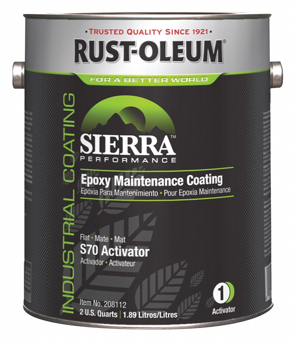 RUST-OLEUM, Epoxy, 2-Step System Components, Paint Activator - 55CN40 ...