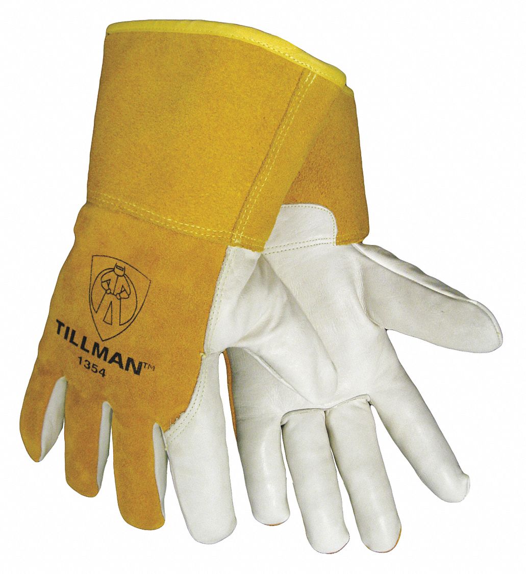 TILLMAN Welding Gloves, Cowhide Back, 13