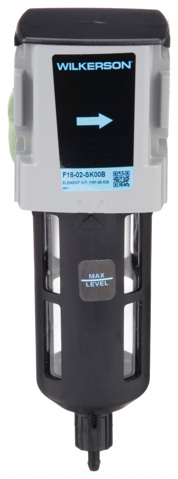 WILKERSON, Particulate, 1/4 in NPT, Compressed Air Filter
