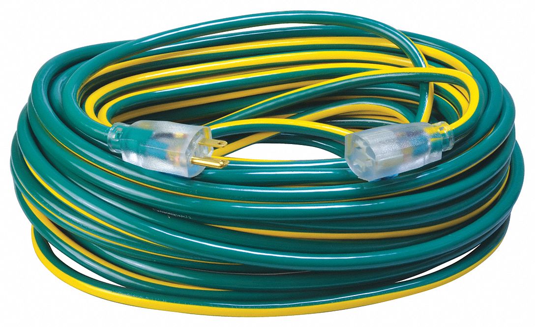 SOUTHWIRE Extension Cord, Outdoor, 15.0 A, 125V AC, Number of Outlets 1