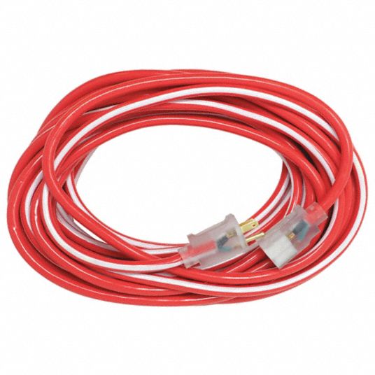 Stripes Extension Cord 12/3 AWG 50ft