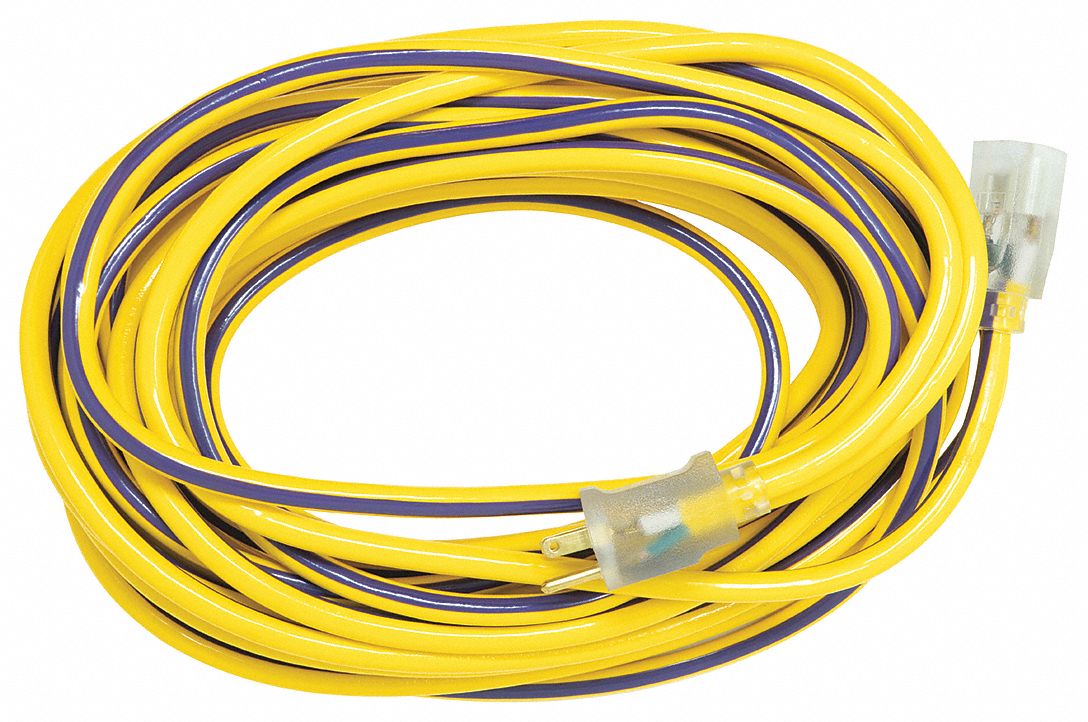 SOUTHWIRE, 50 ft Cord Lg, 12 AWG Wire Size, Extension Cord 55CW68