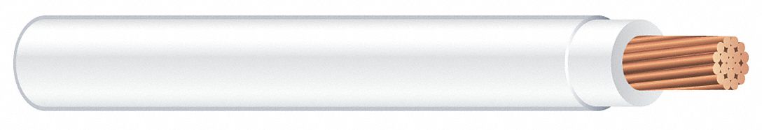 BuildingWire, THHN, White, 10AWG, 1, 250ft