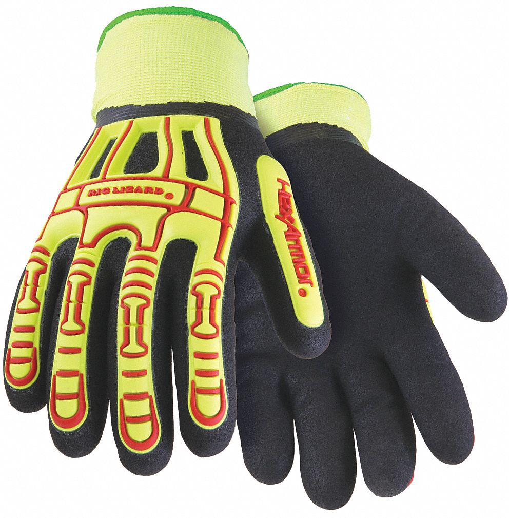 HexArmor Rig Lizard 2099 Double Coated Water Resistant Work Gloves with
