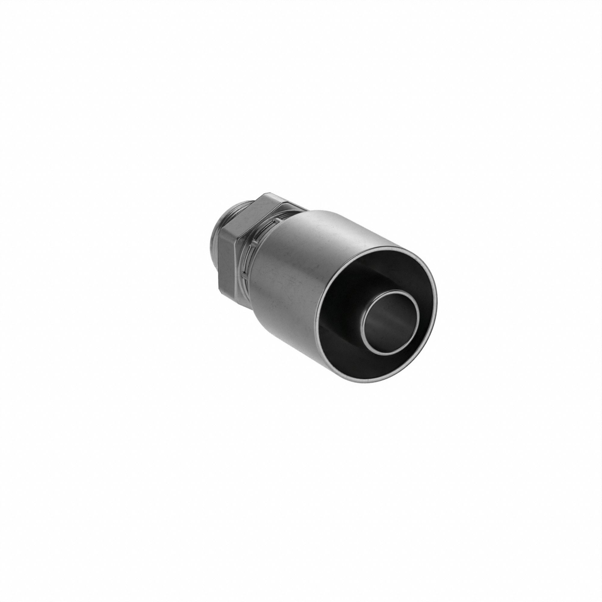 HYDRAULIC HOSE FITTING, BARBED, SERIES 77U, CRIMPED, RIGID, MALE, 1 1/4 IN DIA, STEEL