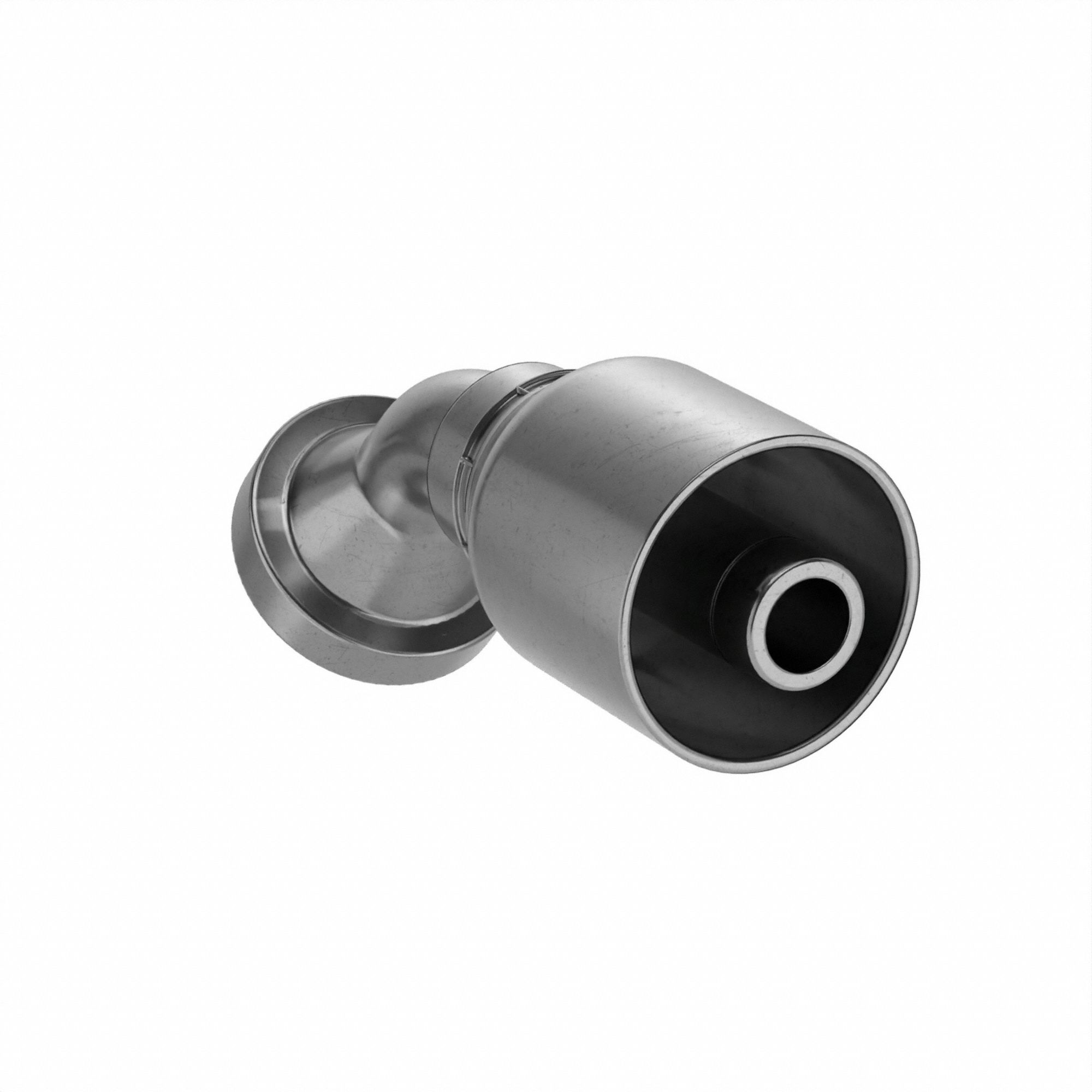 RAC DE TUY HYDR,CANNELÉ,SERTI,COUDE 45 ° ,TÊTE À BRIDE,CODE 61,1/2 PO,AC