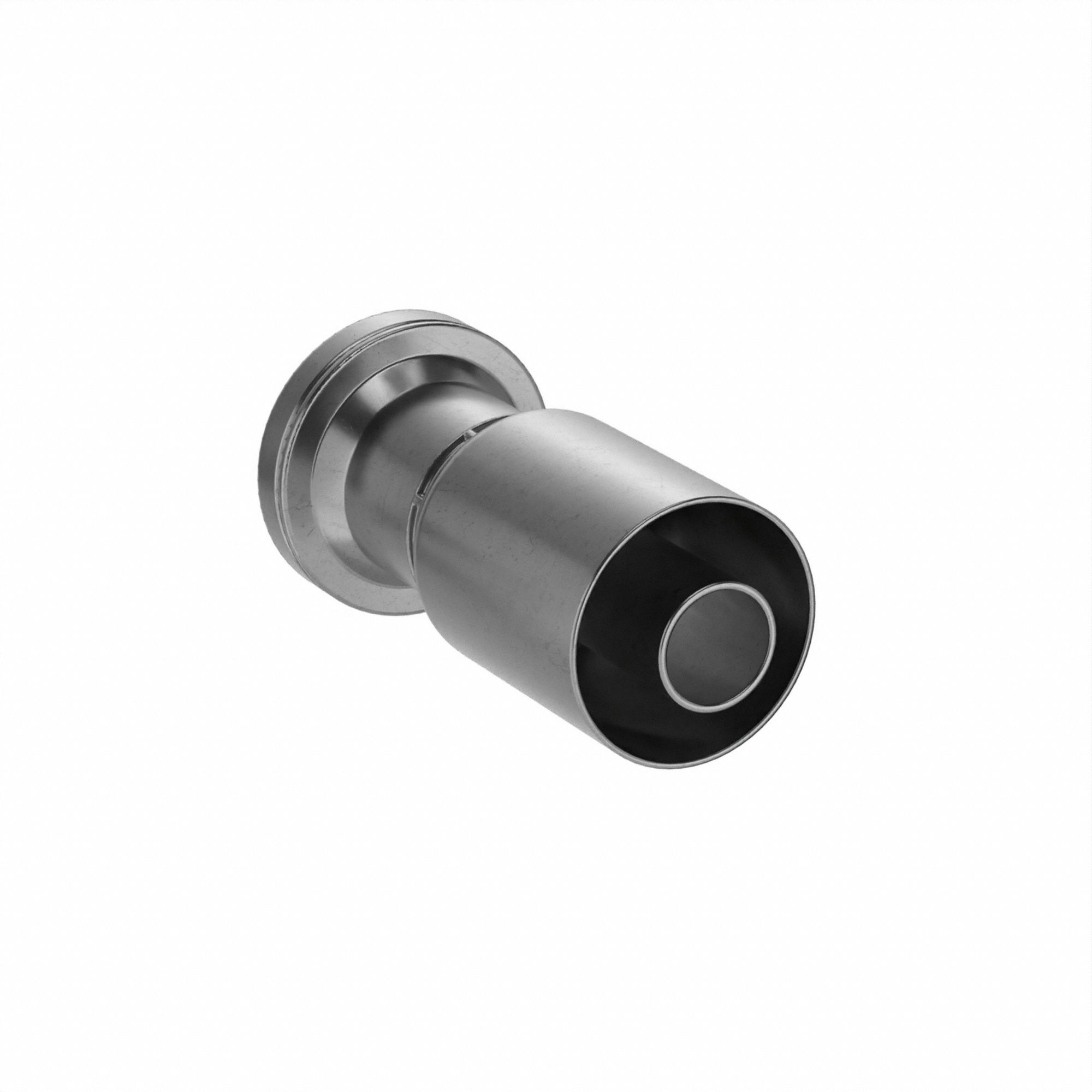 HYDRAULIC HOSE FITTING, BARB, SER 77U, CRIMP, STRAIGHT, FLANGE HEAD, 1 1/4 X 1 IN PORT, ST