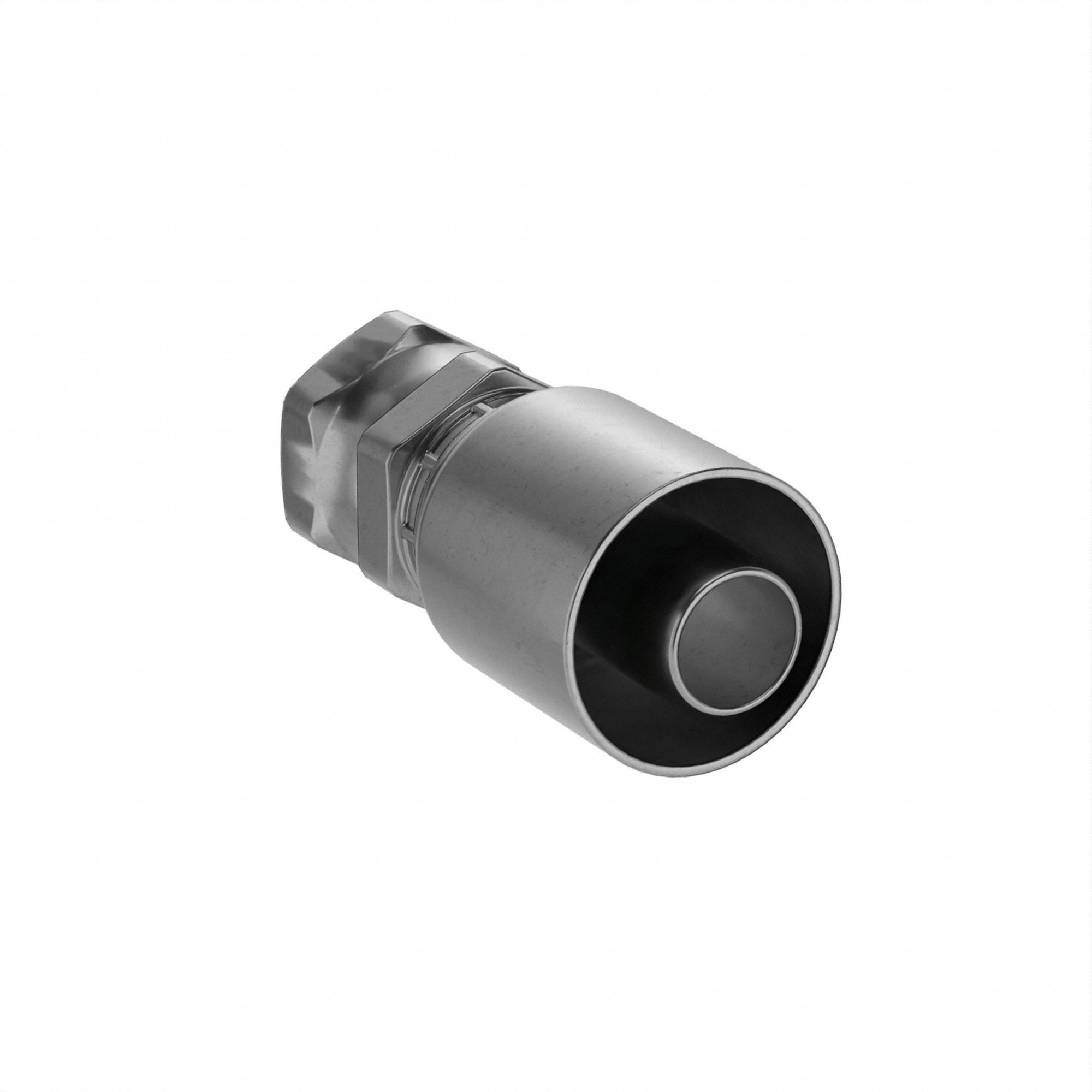 Hydraulic Crimp Fitting: Steel x Steel, Straight, -20 For Hose Dash Size, Female x Genderless