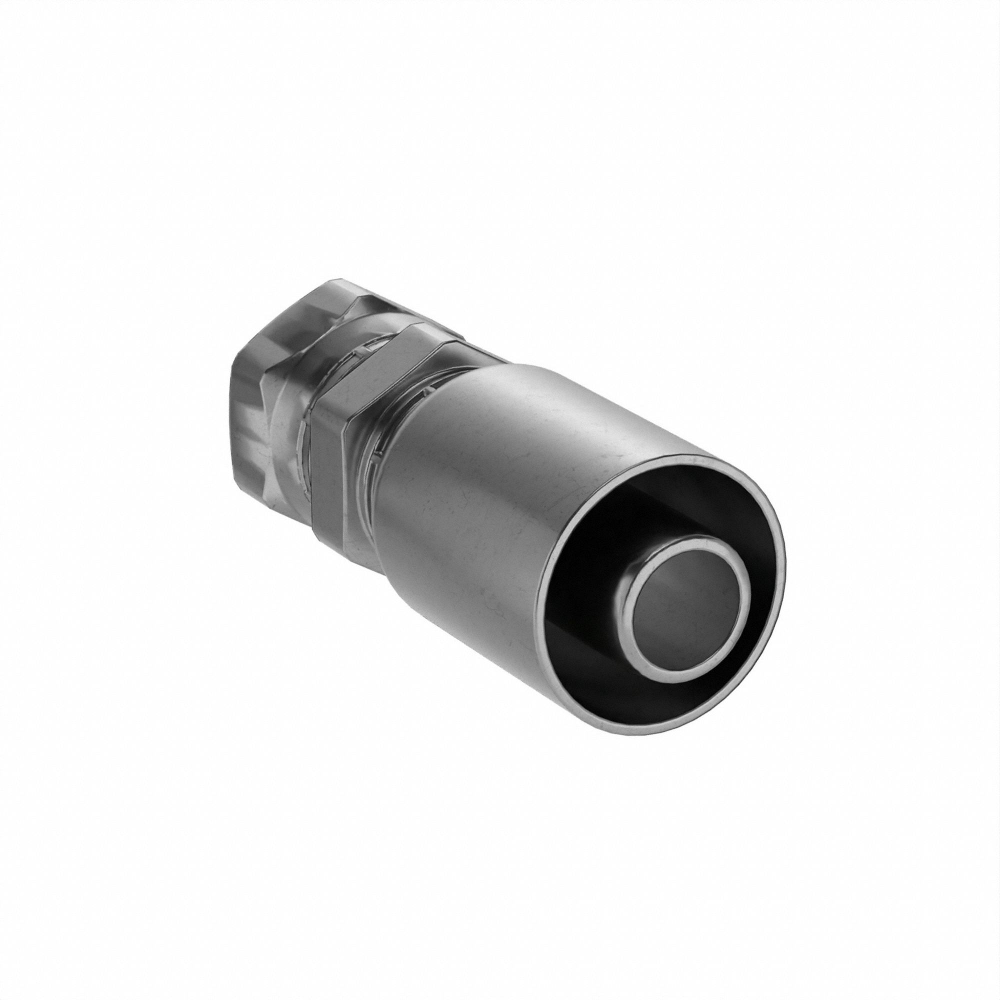 Hydraulic Crimp Fitting: Steel x Steel, Straight, -16 For Hose Dash Size, Female x Genderless