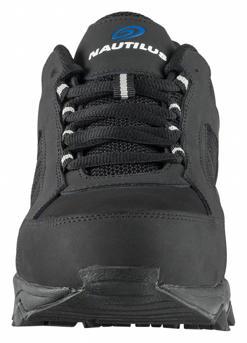 NAUTILUS SAFETY FOOTWEAR Athletic Shoe, 7, M, Men's, Black, Steel Toe