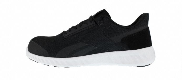 Athletic Shoe: Women's, Size 9 1/2, W, Black, Composite Toe Cap, Removable Insole