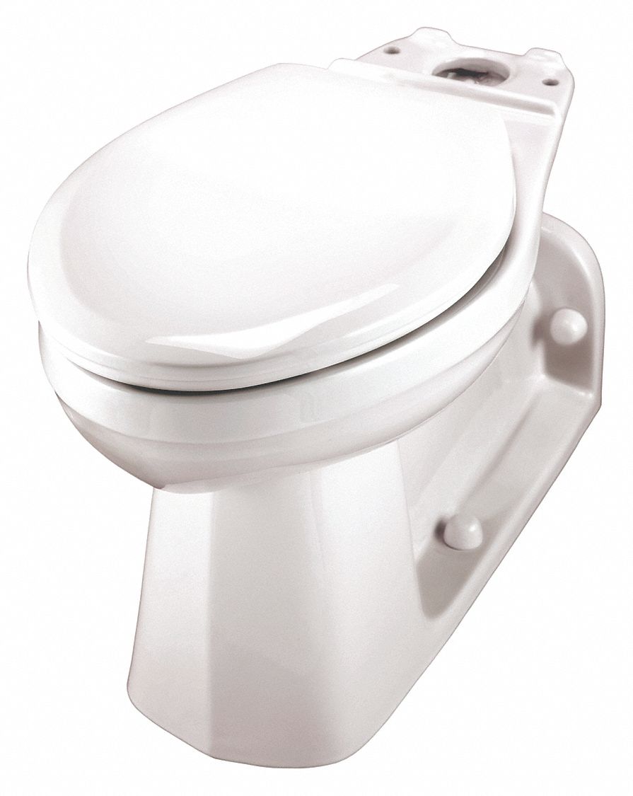 GERBER Elongated Floor With Back Outlet Pressure Assist Tank Toilet Bowl Gallons Per
