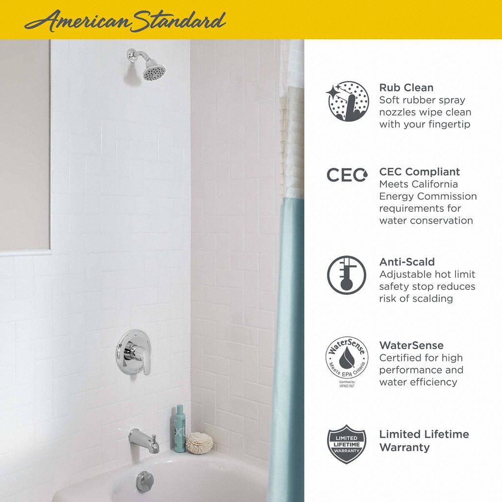AMERICAN STANDARD Tub and Shower Trim Kit American Std, Colony PRO