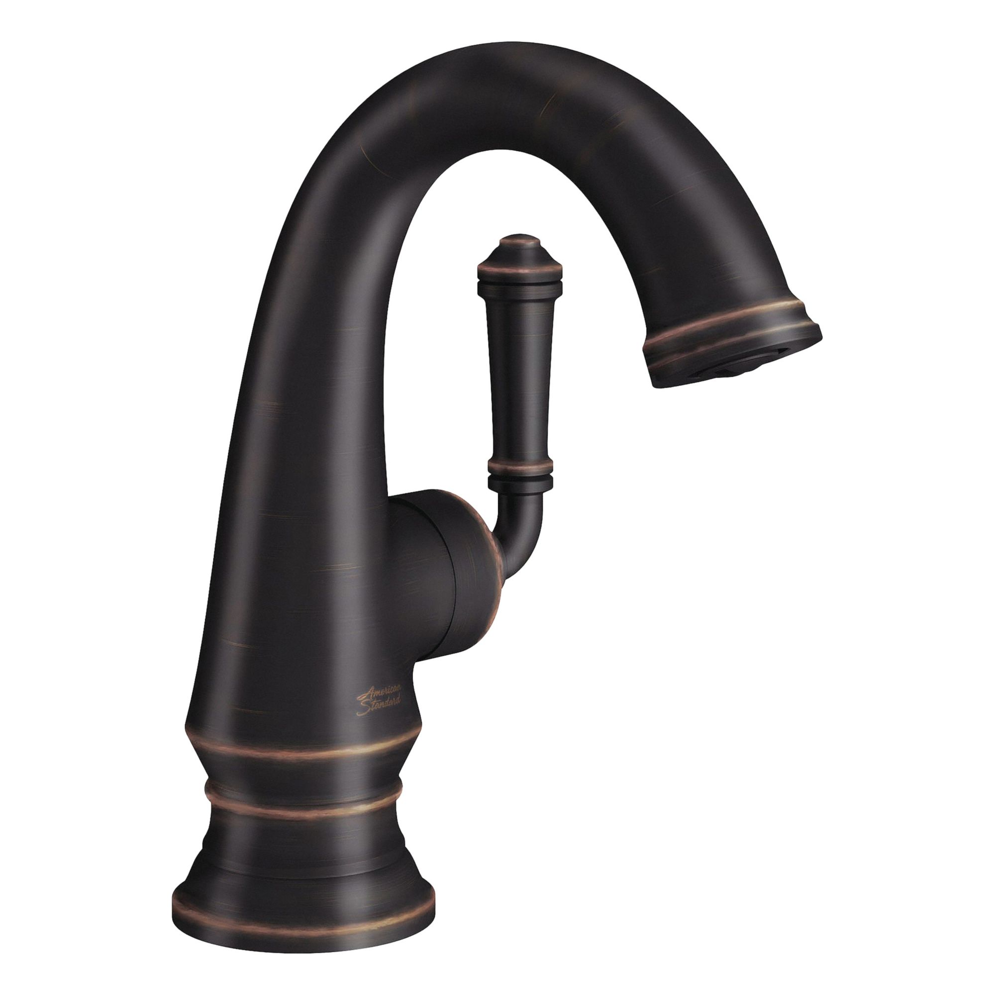 Mid Arc Bathroom Faucet: Delancey, Brass, Legacy Bronze Finish, 1.2 gpm Flow Rate